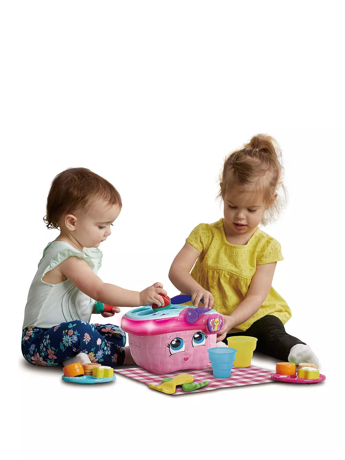 Shapes & Sharing Picnic Basket - Pink