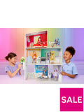 3-Story Wooden Townhouse Doll House Set