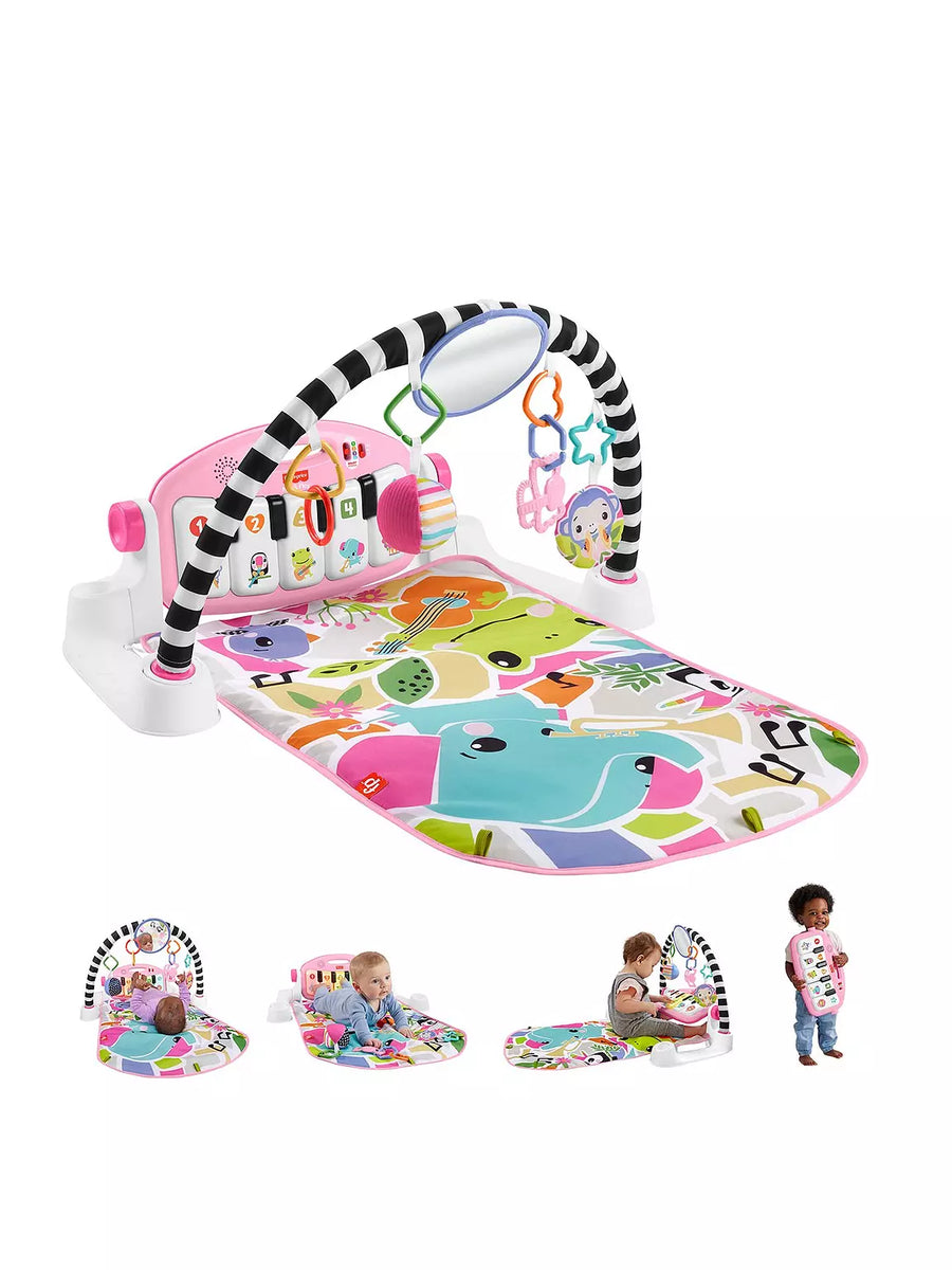 Fisher-Price Glow & Grow Kick & Play Activity Gym - Pink