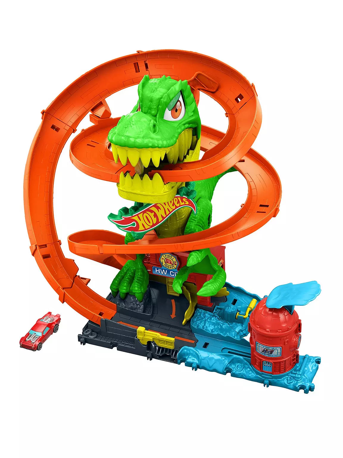 Hot Wheels City T-Rex Blaze Battle