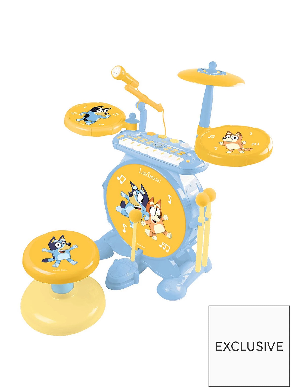 Rock Band Electronic Drum Set with Seat