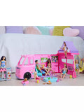 Dream Camper Playset with Roof Tent, BBQ Grill with Colour-Change Feature & 60+ Accessories
