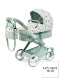 Cosatto Woodland Print Cosatto Doll Pram - Sage Green