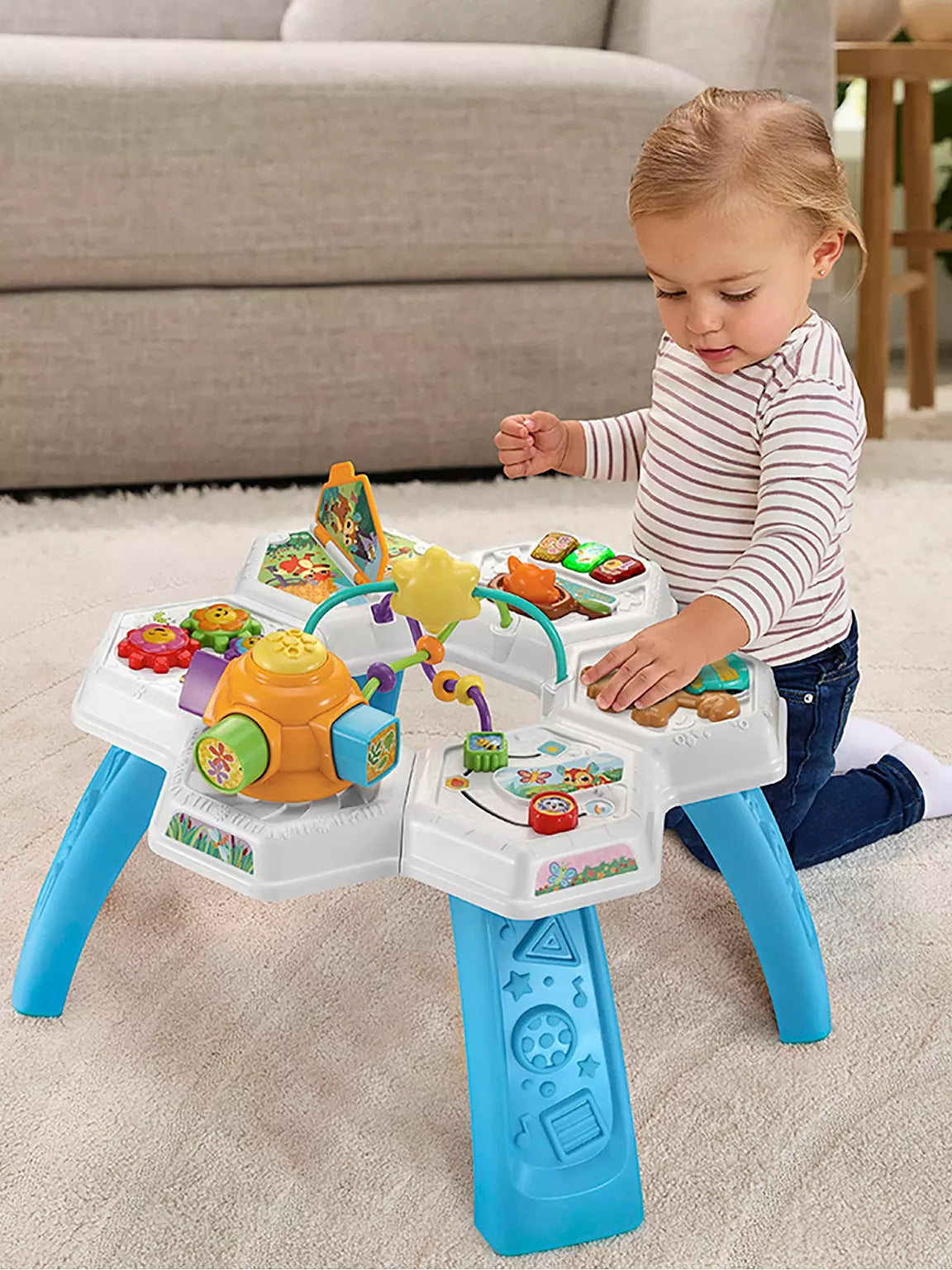 Busy Bee Activity Table Blue