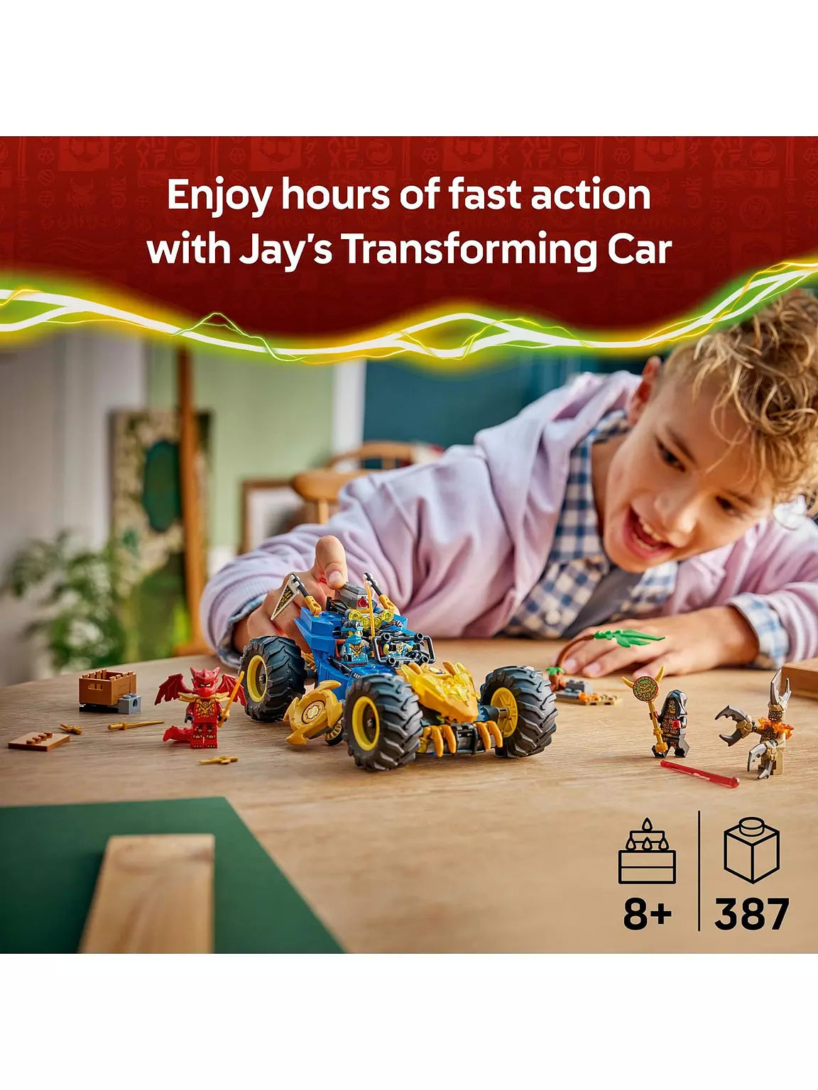 Jay’s Transforming Car Racing Toy 71856