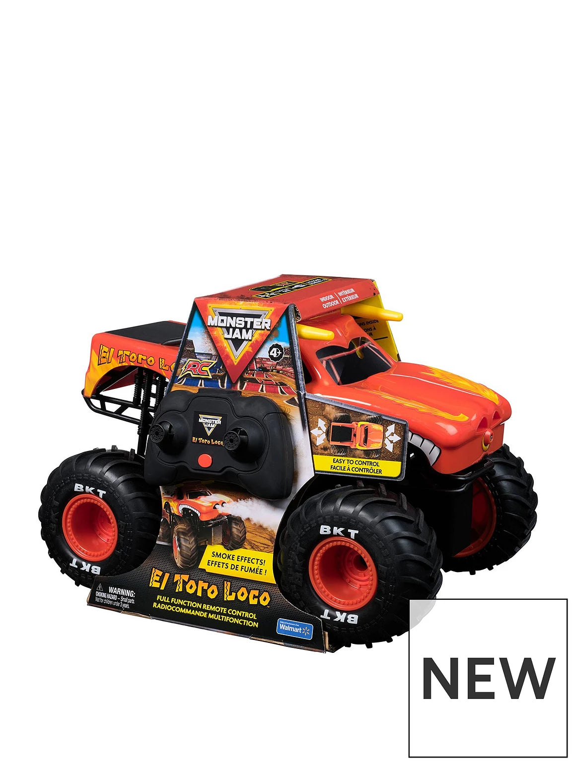 Monster Jam - El Toro Loco RC Monster Truck with Atomizer Smoke Effects, 1:15 Scale